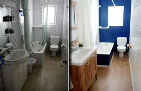 J.A. Ruiz baño antes y después